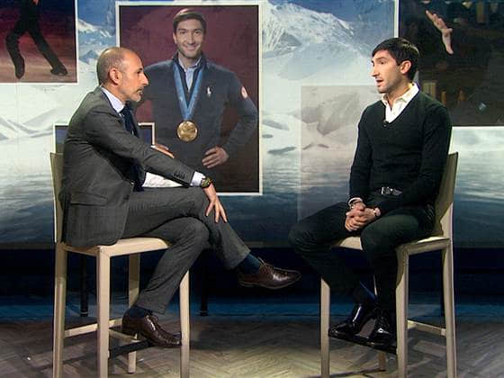 Lysacek told Lauer he feared 